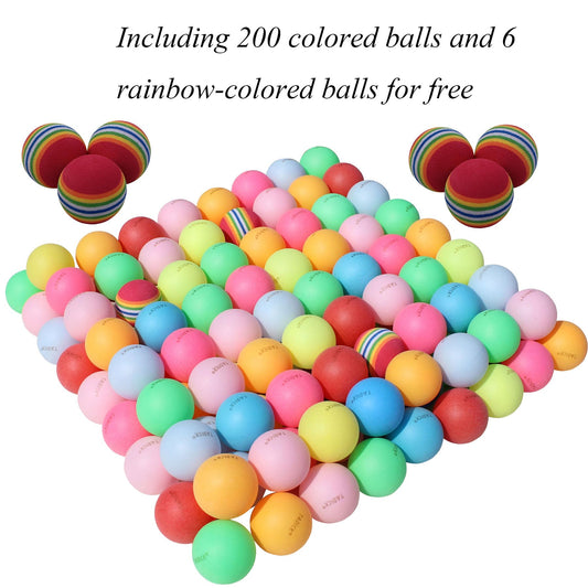 TADICK colorful ping pong balls for crafts and DIY