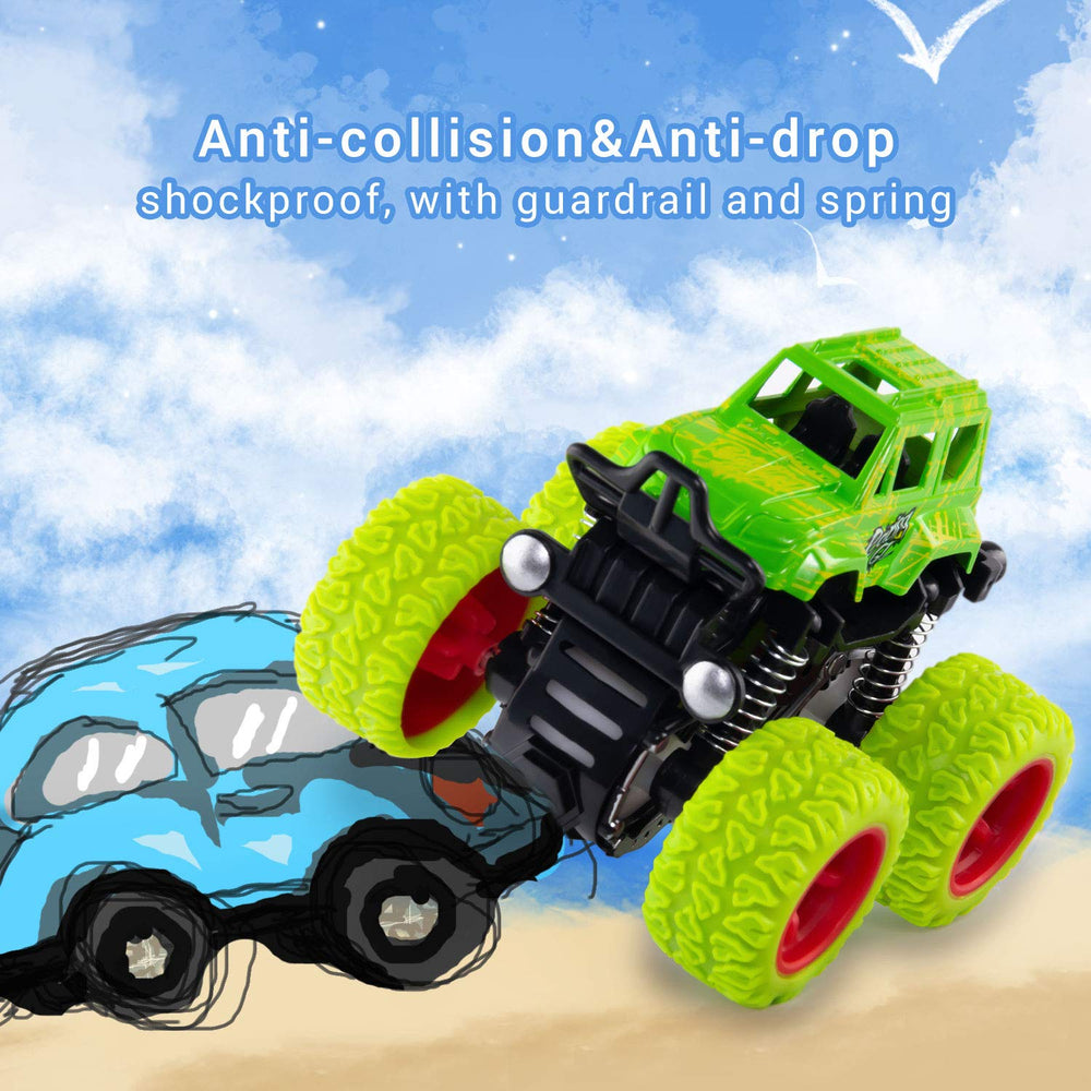 taessv Monster Truck all-terrain wheels provide grip on sand and grass