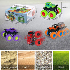 taessv Monster Truck durable anti-collision build supports rough play