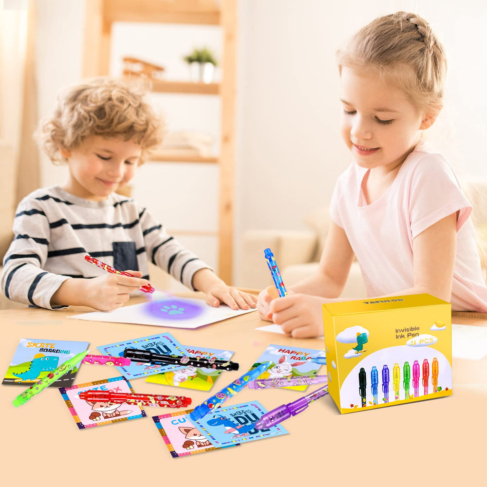 TAFULOR gift-ready invisible ink pen kit for imaginative play and parties.