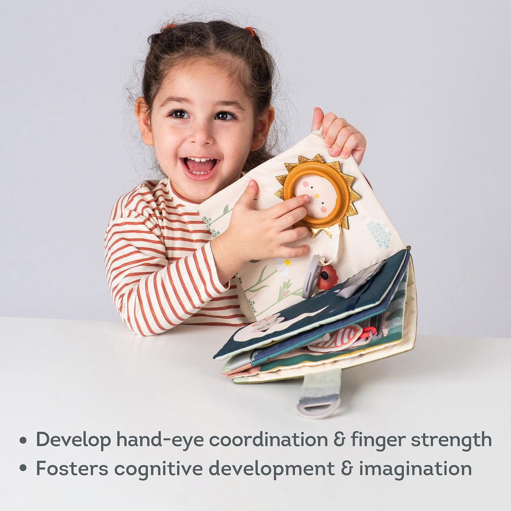 Taf Toys Busy Book Montessori-inspired design fosters independent learning on the go