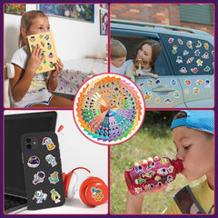 Tageenla Smelly Stickers Fruit Pattern Blueberry; inviting aroma for backpacks and folders.