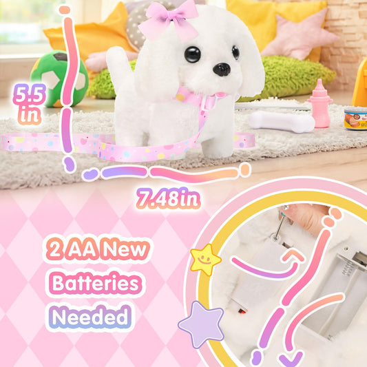Tagitary interactive puppy bark: realistic sound enhances pretend play.