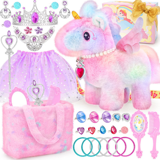 Tagitary interactive unicorn walking with glowing horns inspires imaginative play.