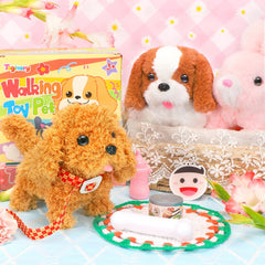 Tagitary plush puppy barks back for interactive storytelling.