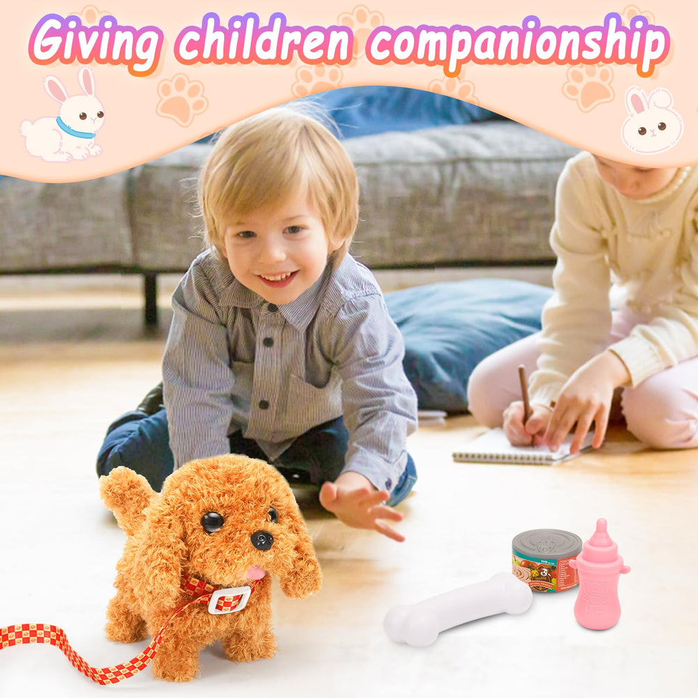 Tagitary plush puppy makes a delightful gift for kids.