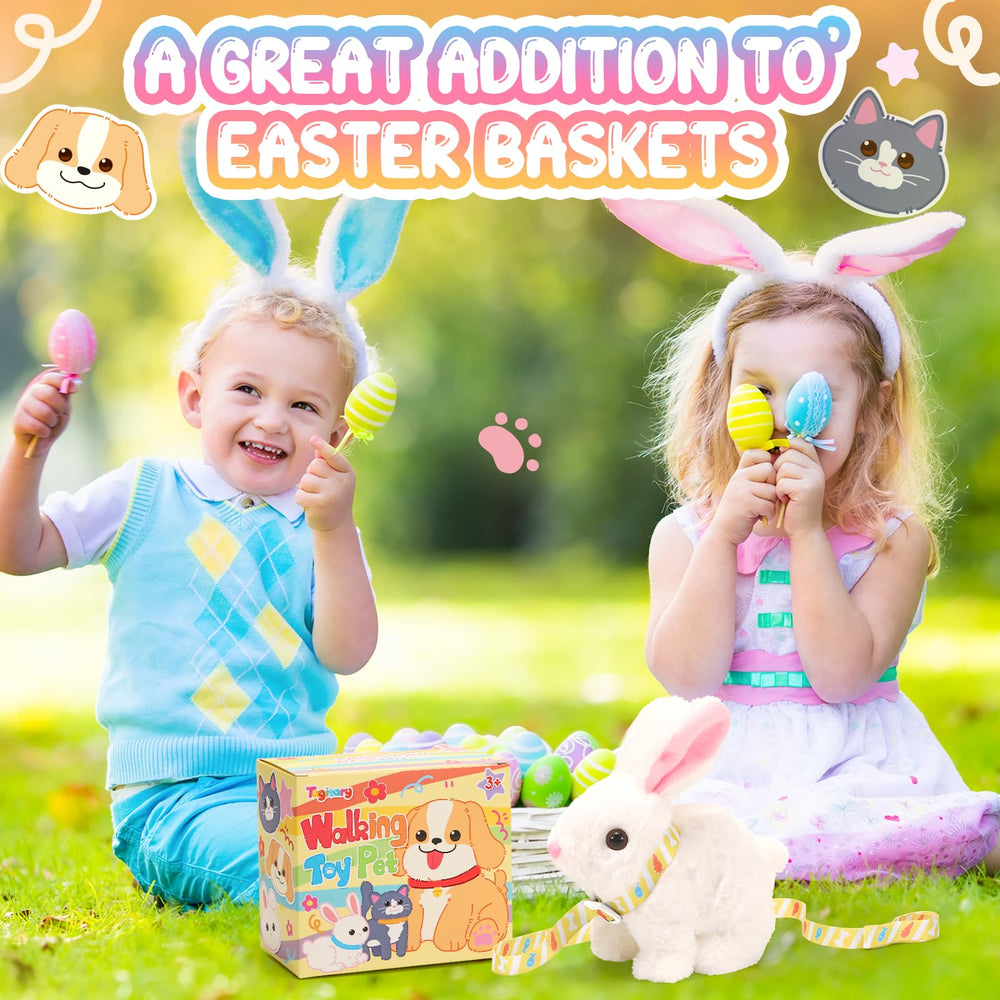 Tagitary plush rabbit toy kid-friendly handling for easy interaction