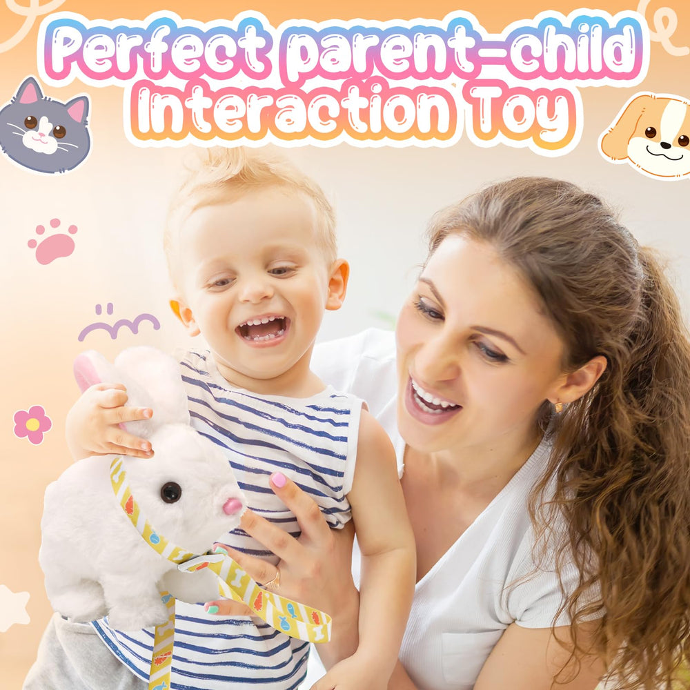 Tagitary plush rabbit toy realistic design for lifelike pretend adventures