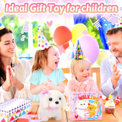 Tagitary plush puppy in gift box ideal for Christmas or birthdays.