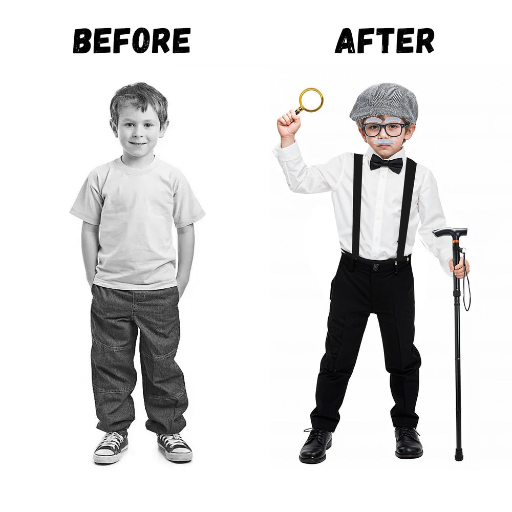 TaikaoQi grandpa glasses for instant grandpa look