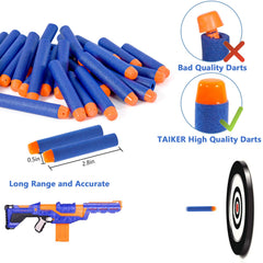 Taiker Nerf Vest Kit 80 darts ready for rapid reloads.