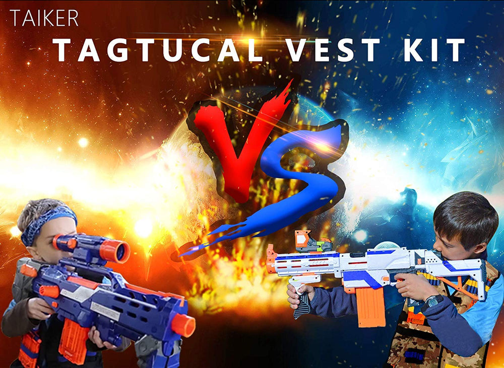 Taiker Nerf Vest Kit kids enjoy safe Nerf battles.