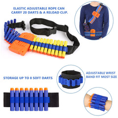 Taiker Nerf Vest Kit two sets included for easy team differentiation.