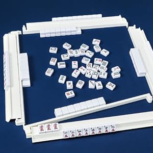 TAIKULA beige-white set adds premium look to Mahjong table.