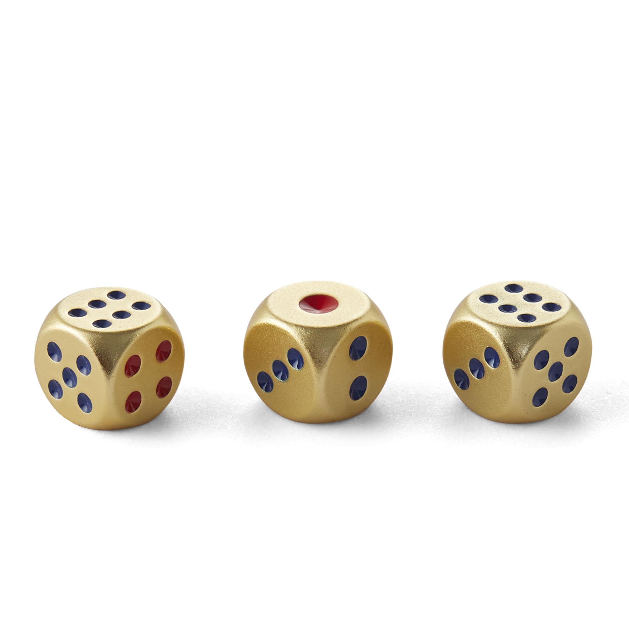 TAIKULA golden dice included provide weighted balance for turns.