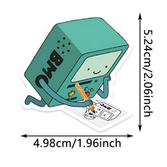 TaiLiHaile 110-piece programming stickers on a skateboard for bold style