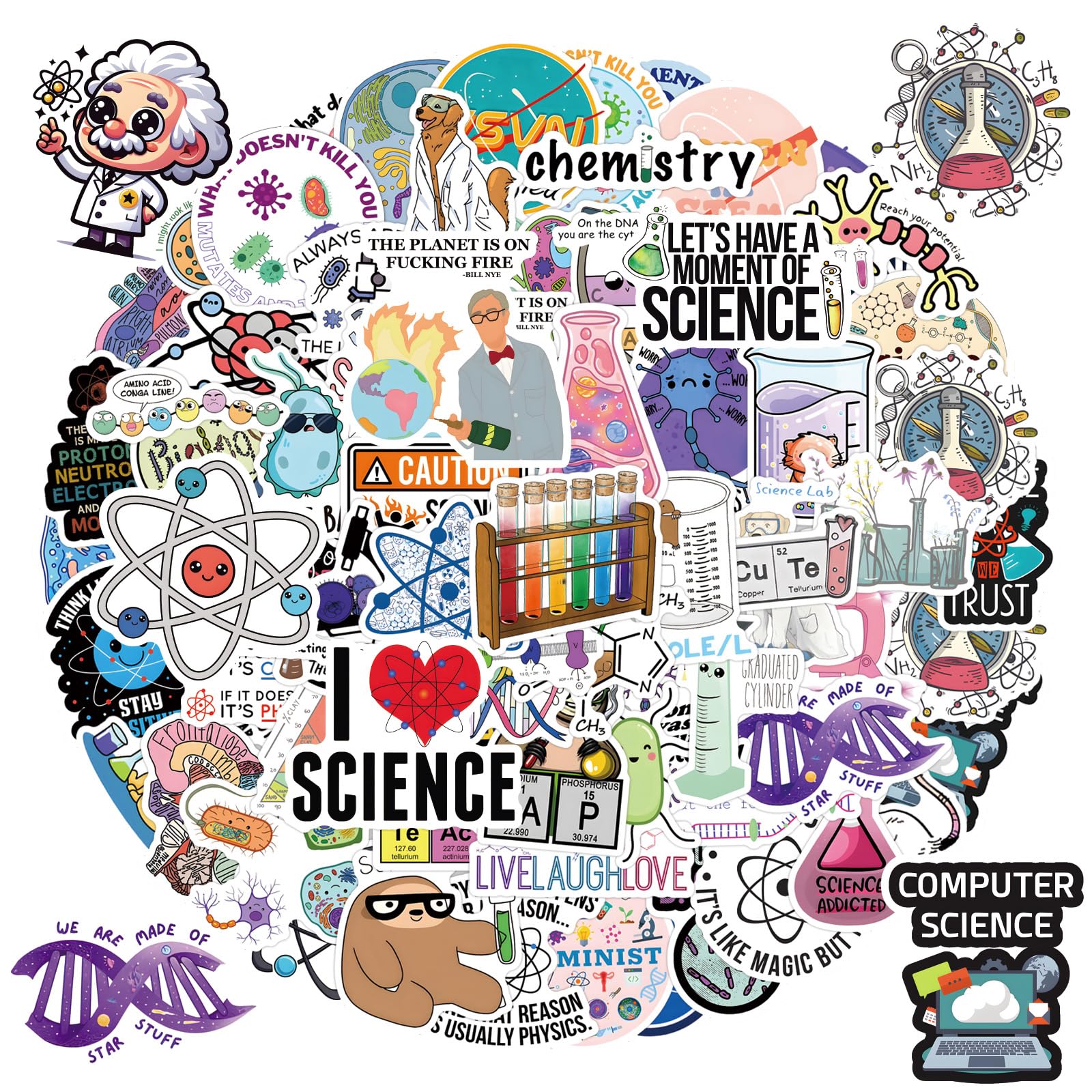 TaiLiHaile classroom party sticker set enhances science celebrations