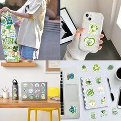 TaiLiHaile enviro-stickers on a surfboard delivering fun art that sticks.