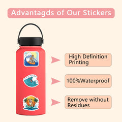 TaiLiHaile surfing stickers on laptop for vibrant, long-lasting color