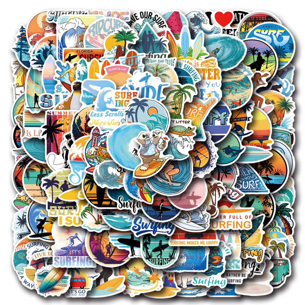 TaiLiHaile surfing stickers on water bottle for waterproof style and personalization