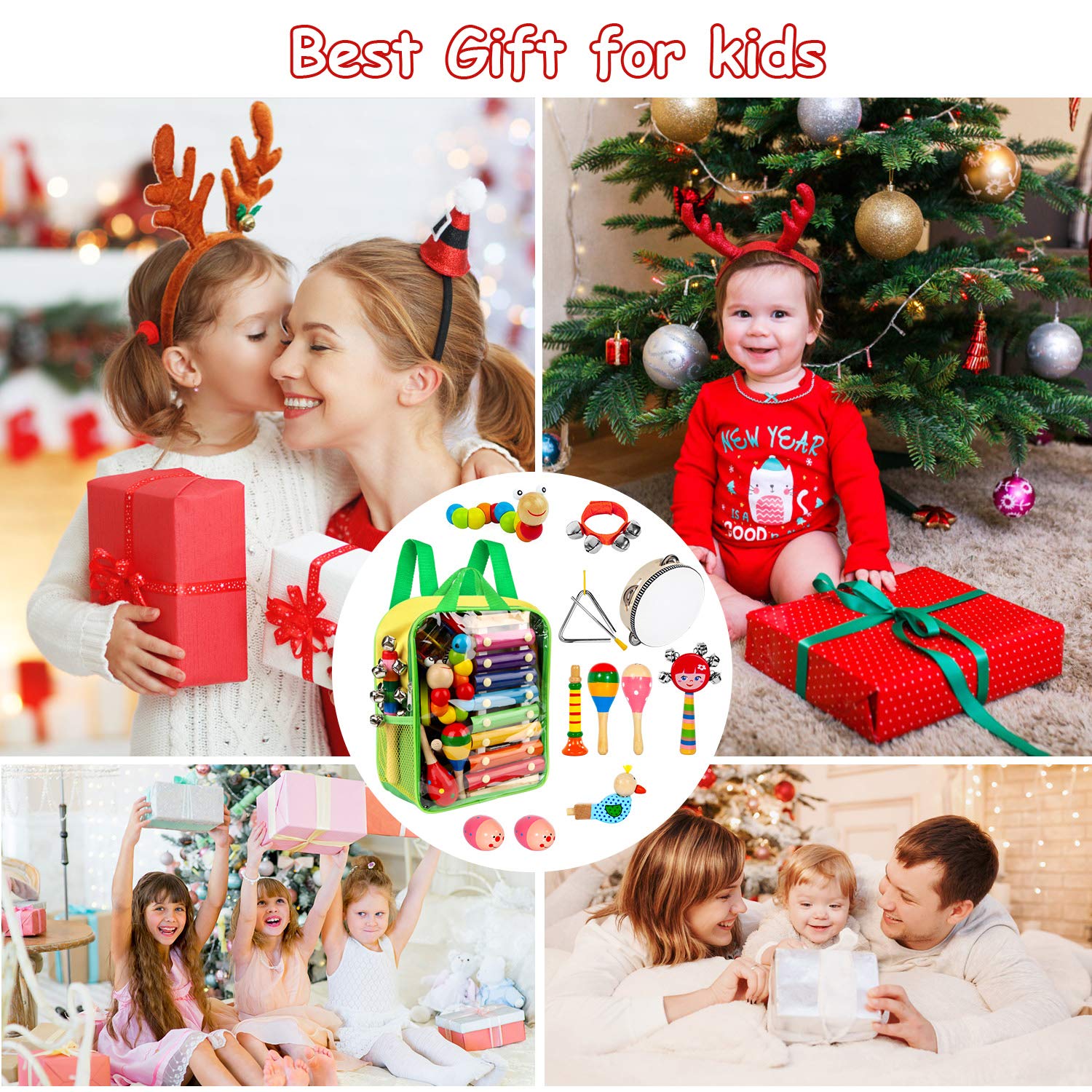 Taimasi educational play set promotes creativity and rhythm development.