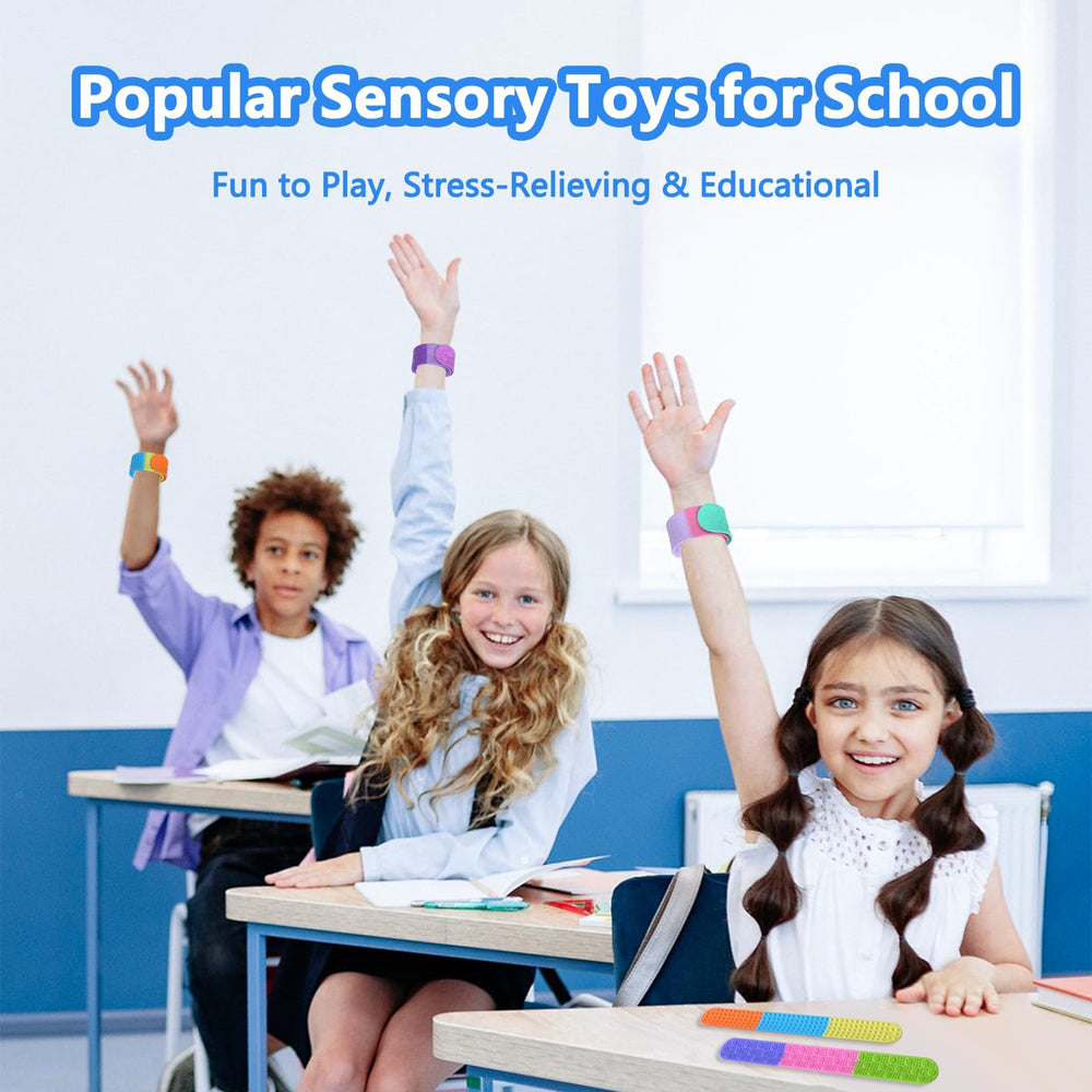 TAINOMY autism-friendly sensory bracelet for calm during routines.