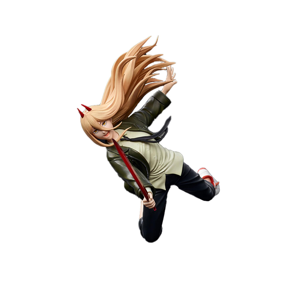 Taito Chainsaw Man Aerial Figure Power Prize bust in dynamic pose for display.