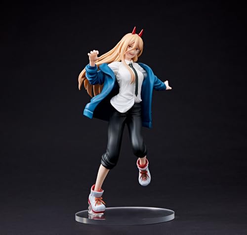 Official licensed Taito Chainsaw Man Figure badge confirms authenticity.