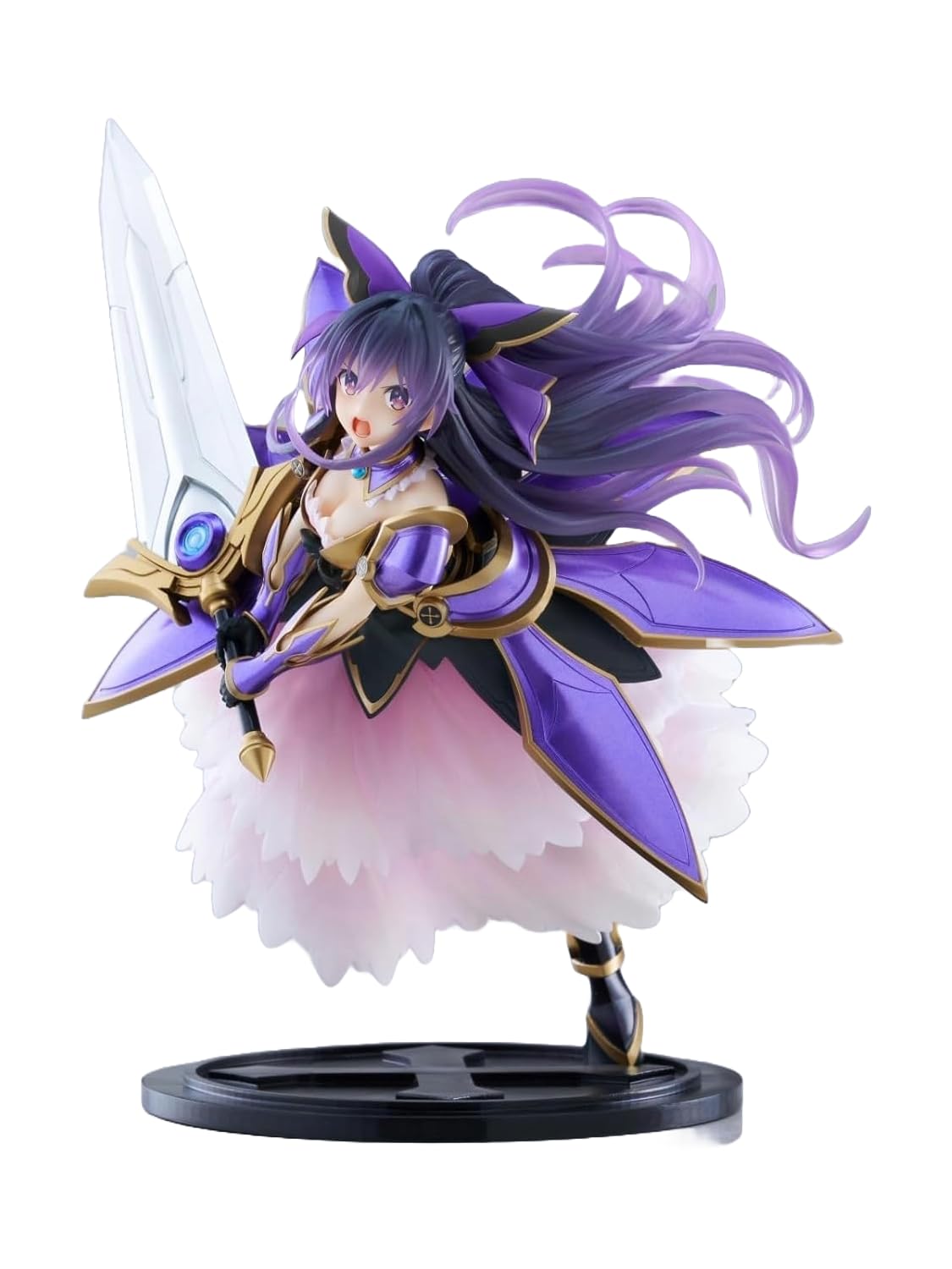 Taito Date A Live IV Tohka Yatogami AMP+ figure on base stand for organized shelf display.