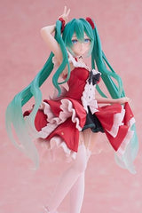 Taito Hatsune Miku figure base-stand supports secure shelving display.