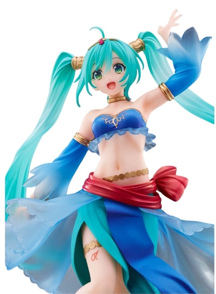 Taito Hatsune Miku Princess AMP Figure Arabian Ver, dress-detail close-up