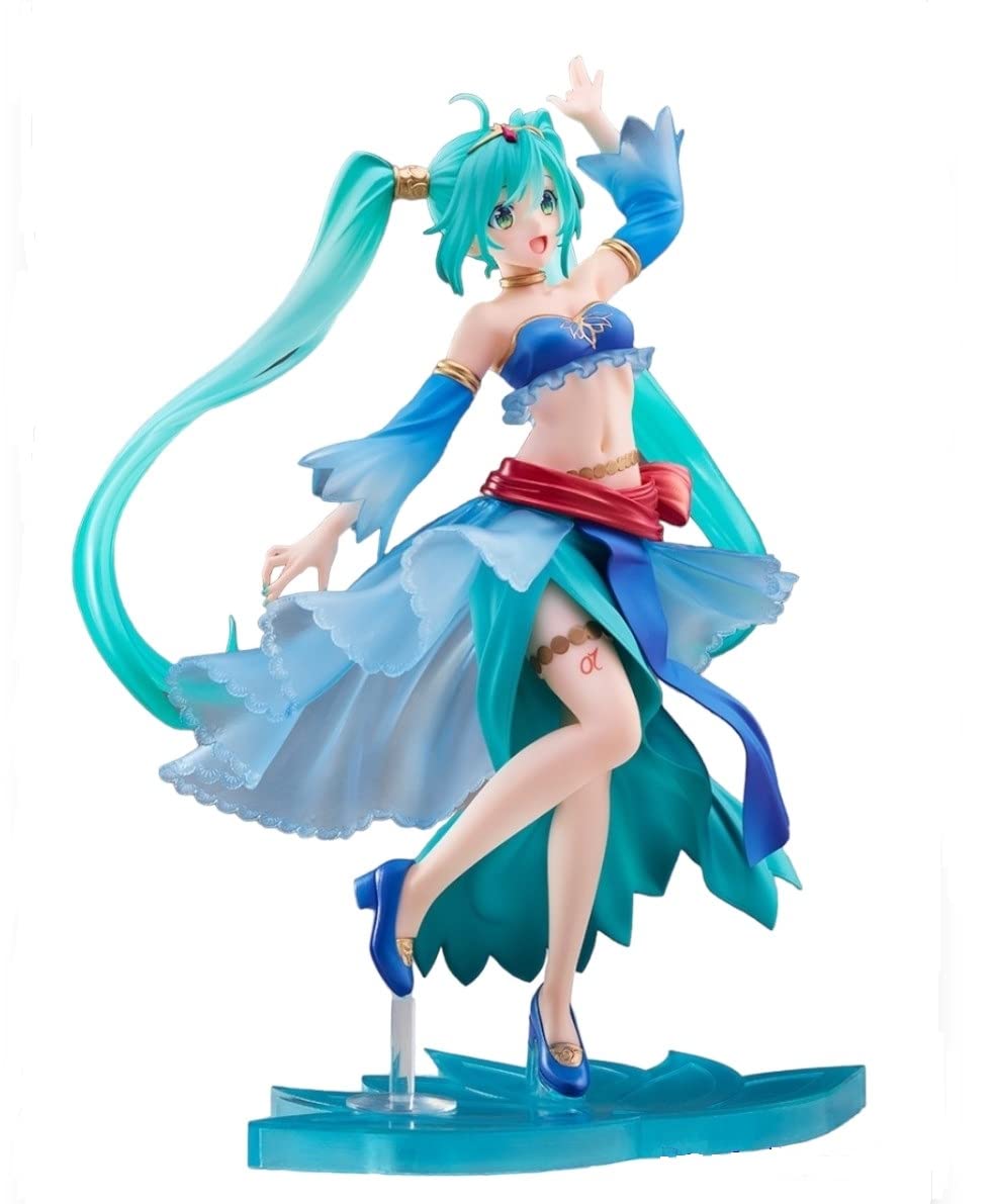 Taito Hatsune Miku Princess AMP Figure Arabian Ver, front portrait for dramatic display