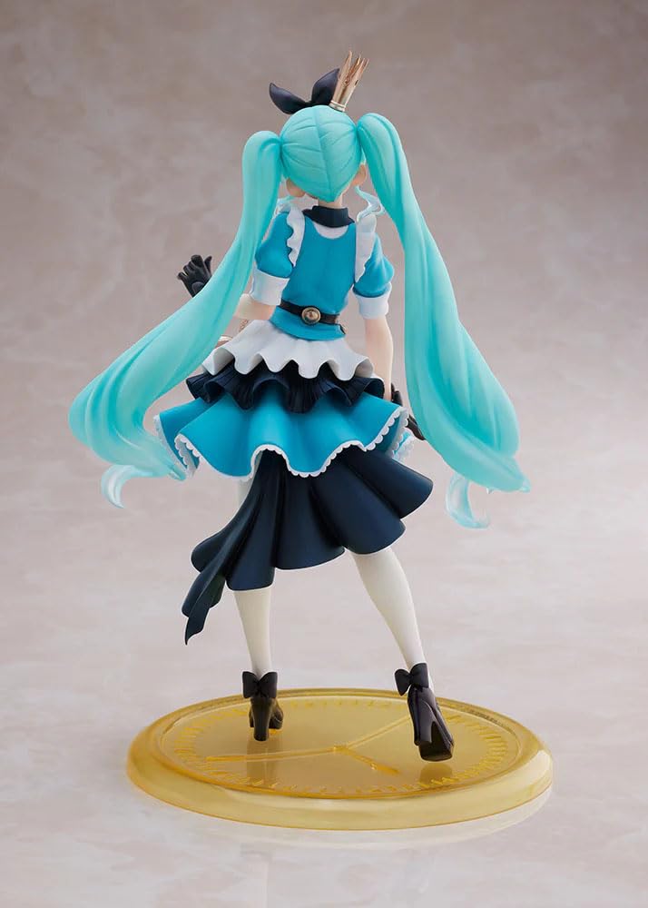 Taito Hatsune Miku Princess AMP Figure Alice Ver back view shows detailing