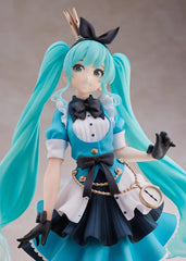 Taito Hatsune Miku Princess AMP Figure Alice Ver base stand included for stability