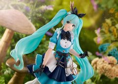 Taito Hatsune Miku Princess AMP Figure Alice Ver color palette enhances shelf appeal