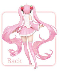 Taito Hatsune Miku Sakura Version figure, detail shot, captures sculpted features for homage collection.