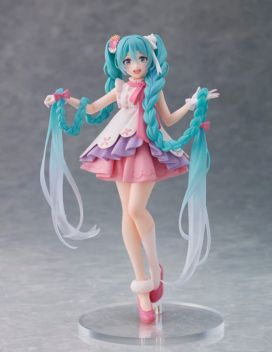 Base stand included with Taito Hatsune Miku Rapunzel figure for stable display