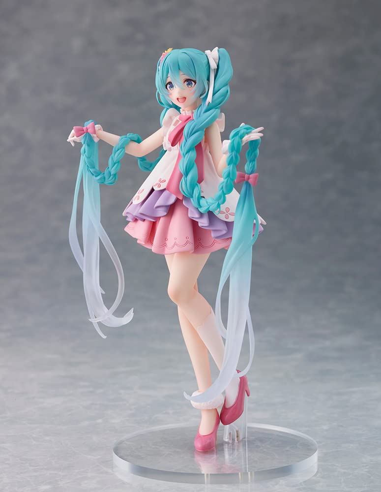 Official licensing stamp on Taito Hatsune Miku Rapunzel figure