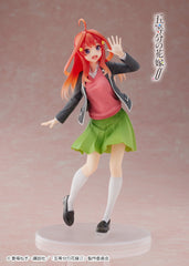 Taito Itsuki Quintessential Quintuplets uniform figure side view ideal for shelf display
