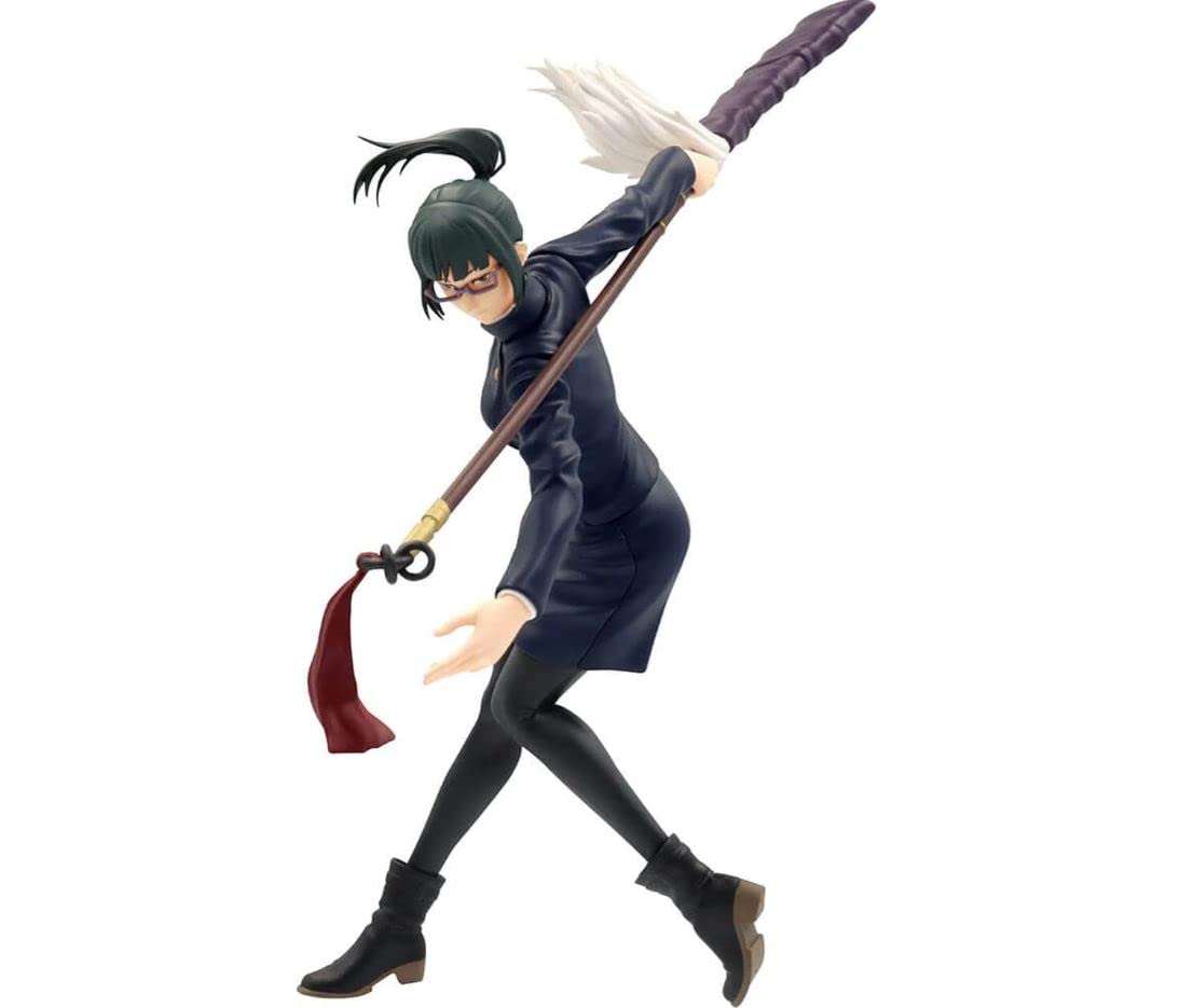Taito Jujutsu Kaisen Maki Zenin prize figure front view for display-worthy details
