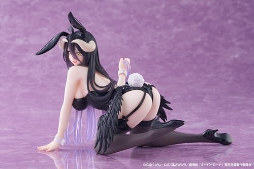 Taito Overlord Albedo Bunny Ver. figure with base stand for stable desk display.