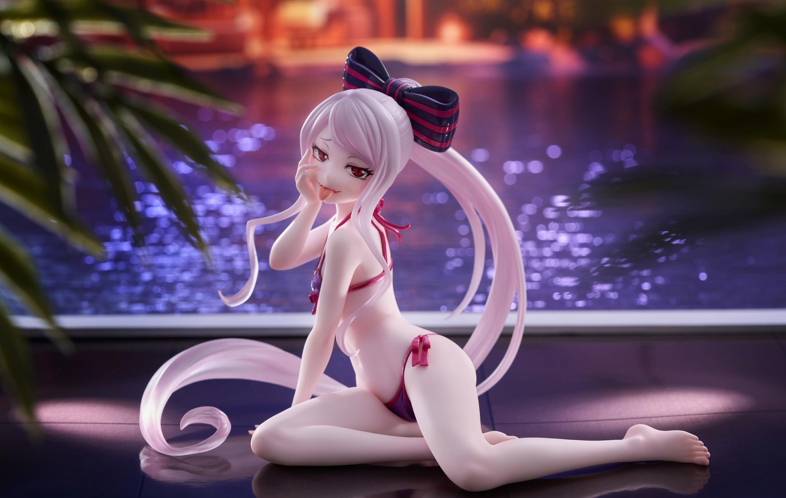 Taito Overlord Shalltear front-angle display showing dynamic pose.