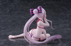 Taito Overlord Shalltear swimsuit detail close-up highlighting sculpted textures.