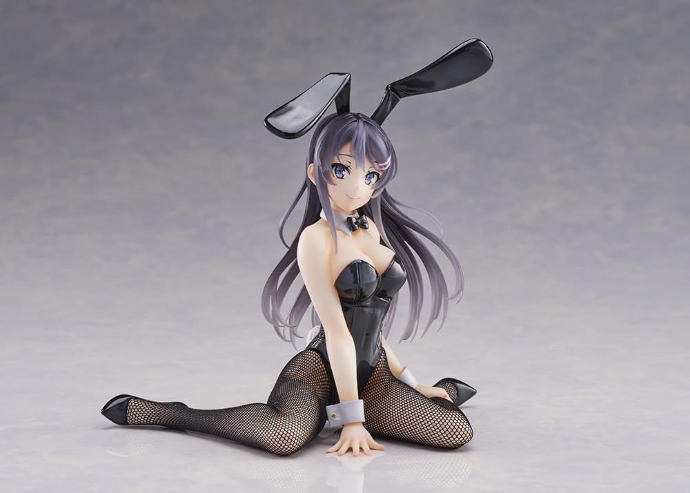 Taito Mai Sakurajima bunny statue front view for shelf display and anime collection.