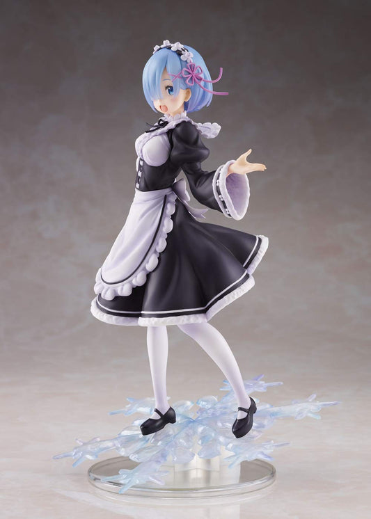 Taito Re:Zero Rem 8-inch-scale figure highlighting precise detailing for collectors