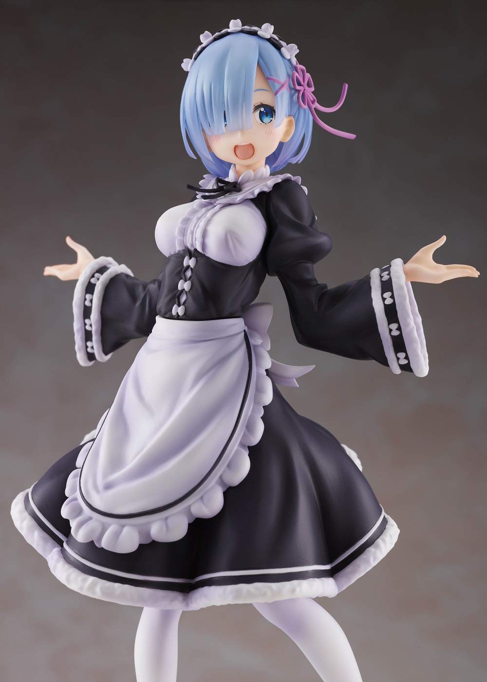 Taito Re:Zero Rem figure captures intricate facial features for admiration