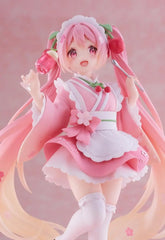 Taito Sakura Miku figure front view for display and collection.