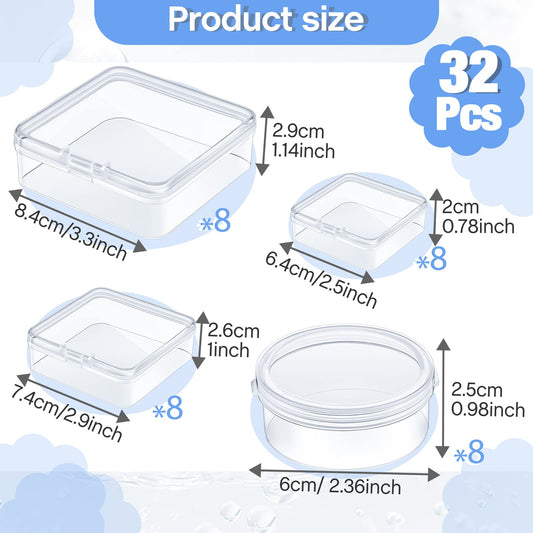 Taiyin clear plastic bead containers improve visibility and organization
