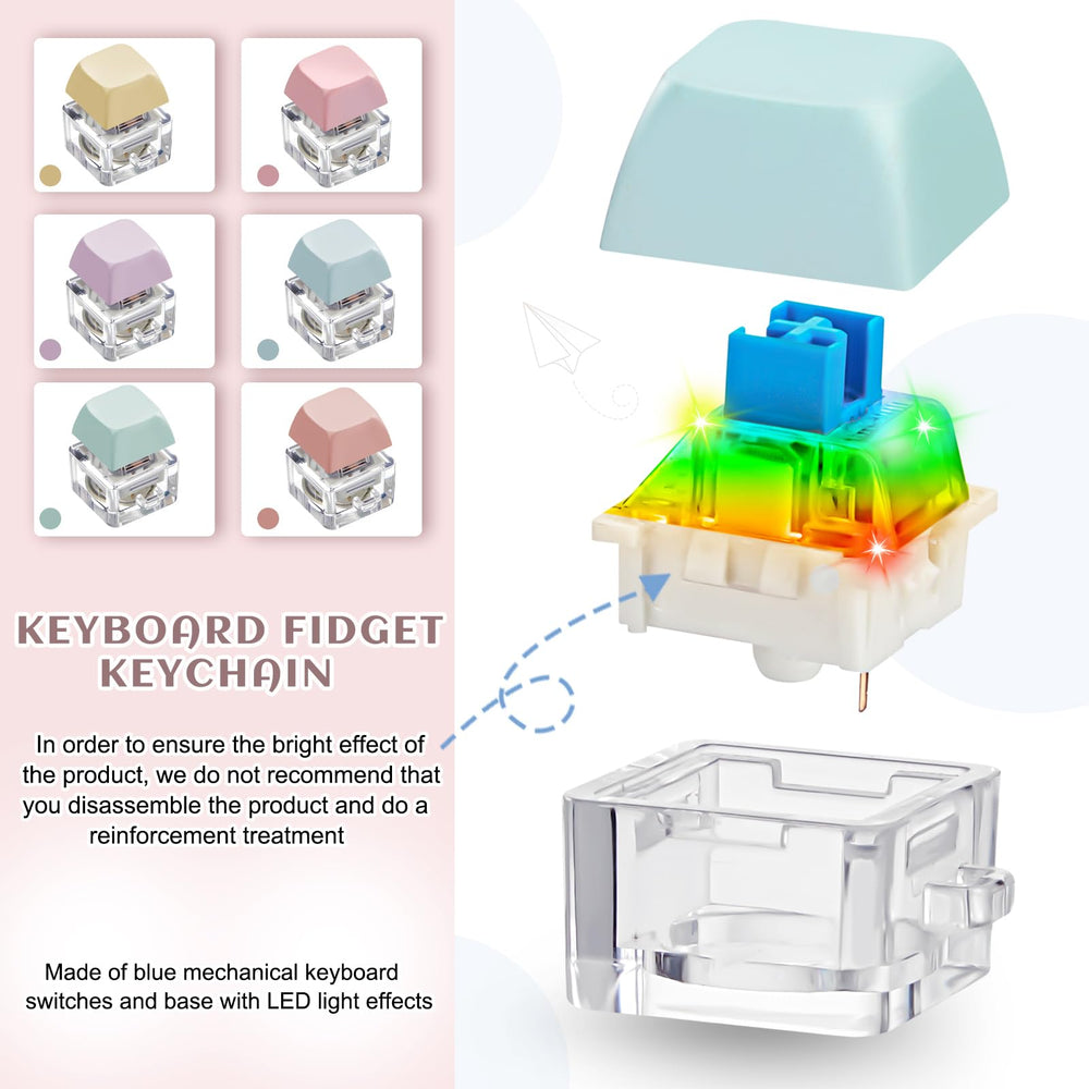 Stylish Taiyin desk decoration with a compact keyboard cube