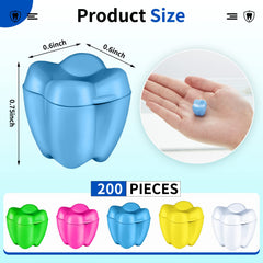 Taiyin tooth savers colorful holders compact and durable for lost teeth.